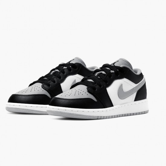 Women/Men Air Jordan 1 Retro Low Smoke Grey 553560-039 Jordan Shoes