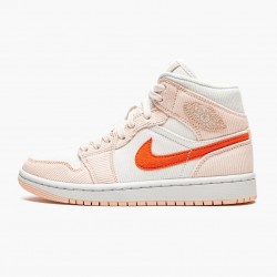 Women/Men Air Jordan 1 Mid SE Corduroy Sail DA8009-108 Jordan Shoes