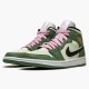 Womens Air Jordan 1 Mid SE Dutch Green CZ0774-300 Jordan Shoes