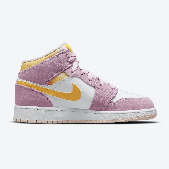 Womens Air Jordan 1 Mid SE GS Arctic Pink DC9517-600 Jordan Shoes