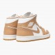 Women/Men Air Jordan 1 Mid Tan Gum 554724-271 Jordan Shoes