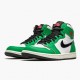 Women/Men Air Jordan 1 Retro High Lucky Green DB4612-300 Jordan Shoes