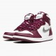 Women/Men Air Jordan 1 Retro High OG Bordeaux 555088-611 Jordan Shoes