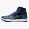 Women/Men Air Jordan 1 Retro High OG Dark Marina Blue 555088-404 Jordan Shoes