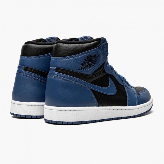 Women/Men Air Jordan 1 Retro High OG Dark Marina Blue 555088-404 Jordan Shoes