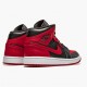 Women/Men Air Jordan 1 Mid Banned 2020 554724-074 Jordan Shoes