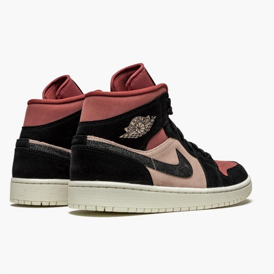 Womens Air Jordan 1 Mid Canyon Rust BQ6472-202 Jordan Shoes