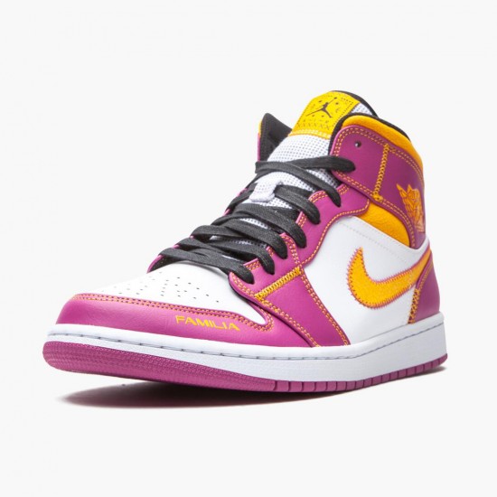 Women/Men Air Jordan 1 Mid Dia de los Muertos DC0350-100 Jordan Shoes