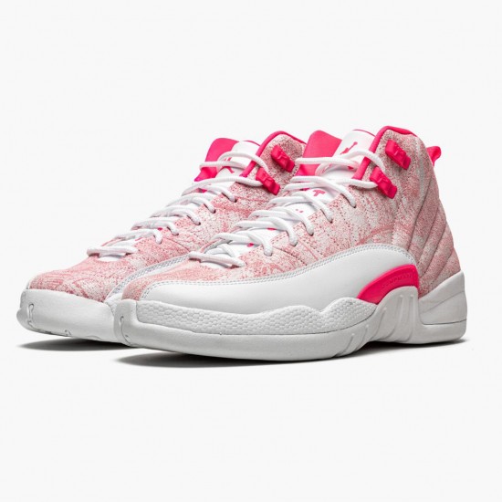 Womens Air Jordan 12 Retro GS Arctic Pink 510815-101 Jordan Shoes