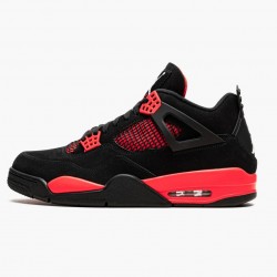 Women/Men Air Jordan 4 Retro Red Thunder CT8527-016 Jordan Shoes