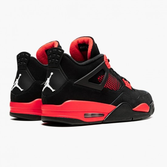 Women/Men Air Jordan 4 Retro Red Thunder CT8527-016 Jordan Shoes