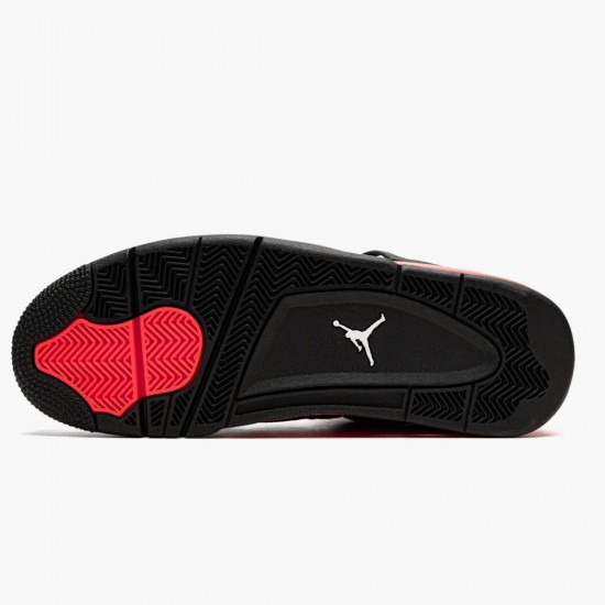 Women/Men Air Jordan 4 Retro Red Thunder CT8527-016 Jordan Shoes