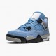 Women/Men Air Jordan 4 Retro University Blue CT8527-400 Jordan Shoes