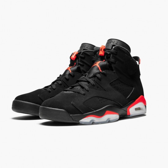 Men Air Jordan 6 Retro Black Infrared 384664-060 Jordan Shoes