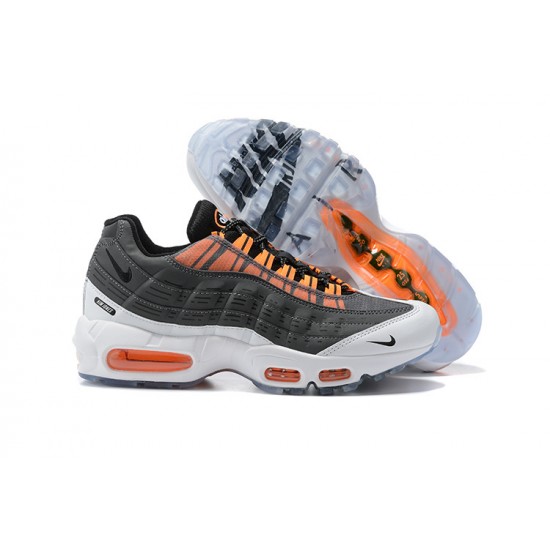 Men Nike Air Max 95 TT Grey White Orange DD1871-001 Shoes