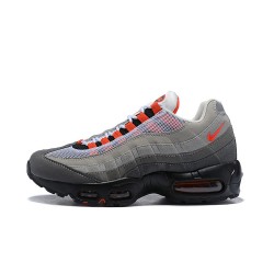 Men  Nike Air Max 95 OG Grey Red AT2865-100 Shoes