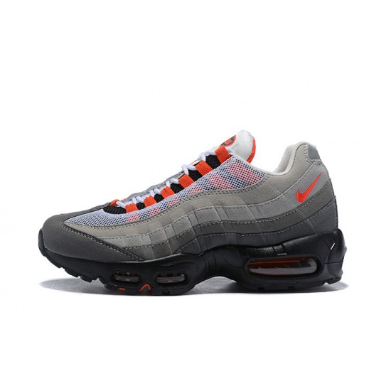 Men  Nike Air Max 95 OG Grey Red AT2865-100 Shoes