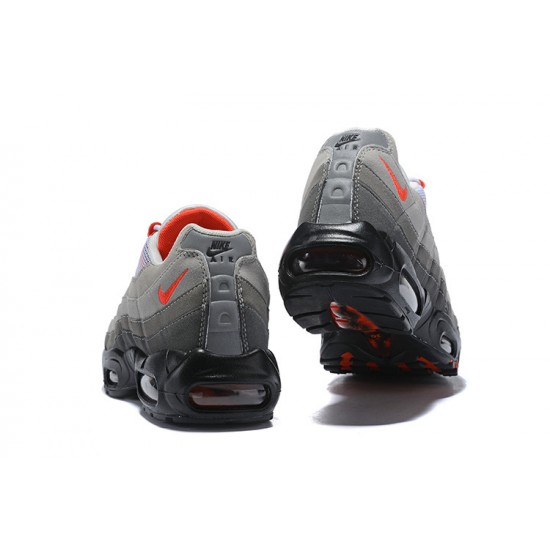 Men  Nike Air Max 95 OG Grey Red AT2865-100 Shoes