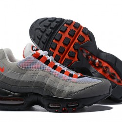 Men  Nike Air Max 95 OG Grey Red AT2865-100 Shoes