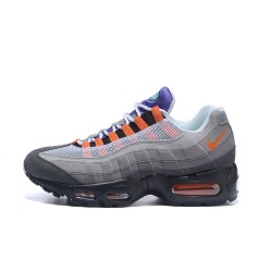 Women/Men Nike Air Max 95 OG QS Blacksafety Orangevolt 810374-078 Shoes
