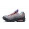 Women/Men Nike Air Max 95 OG QS Blacksafety Orangevolt 810374-078 Shoes