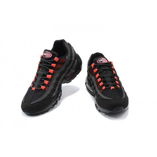 Men Nike Air Max 95 TT Black and Red Shoes
