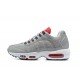Men Nike Air Max 95 TT Grey White and Red Shoes 