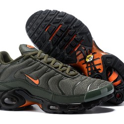 Men Nike Air Max Plus Tn Green Orange Shoes