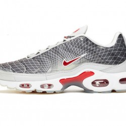 Men Nike Air Max Plus Tn Grey and White Shoes