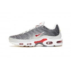 Men Nike Air Max Plus Tn Grey and White Shoes