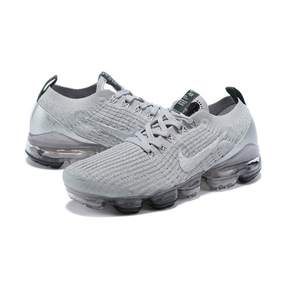 Women/Men Nike Air VaporMax Flyknit 3 Silver Grey AJ6900-101 Shoes