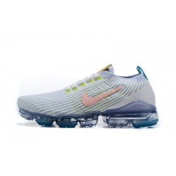 Women/Men Nike Air VaporMax Flyknit 3 White Blue AJ6900-003 Shoes