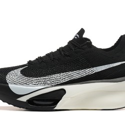 Women/Men Nike Air Zoom Alphafly NEXT 3 Black White Shoes 