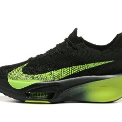 Women/Men Nike Air Zoom Alphafly NEXT 3 Black and Green Shoes 