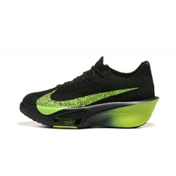 Women/Men Nike Air Zoom Alphafly NEXT 3 Black and Green Shoes 