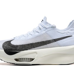 Women/Men Nike Air Zoom Alphafly NEXT 3 Black and White Shoes 