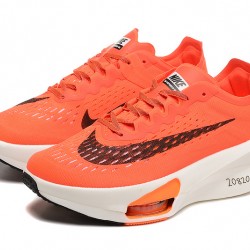 Women/Men Nike Air Zoom Alphafly NEXT 3 Orange White Shoes 