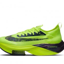 Men Nike Air Zoom Alphafly Next 2 Neongree Black Shoes 