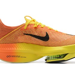 Men Nike Air Zoom Alphafly Next 2 Orange and Yellow Shoes 