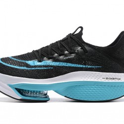 Women/Men Nike Air Zoom Alphafly Next 2 Black and Blue Shoes 
