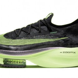 Women/Men Nike Air Zoom Alphafly Next 2 Black and Green Shoes 