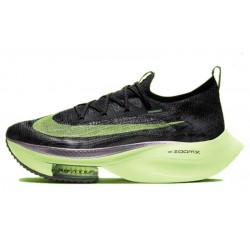 Women/Men Nike Air Zoom Alphafly Next 2 Black and Green Shoes 