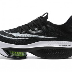 Women/Men Nike Air Zoom Alphafly Next 2 Black and White Shoes 