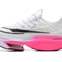 Women/Men Nike Air Zoom Alphafly Next 2 White Pink Shoes 