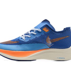 Women/Men Nike ZoomX VaporFly NEXT% Blue Orange Shoes 