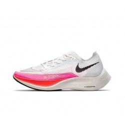 Women/Men Nike ZoomX VaporFly NEXT% Pink White Shoes 