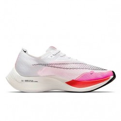 Women/Men Nike ZoomX VaporFly NEXT% Pink White Shoes 