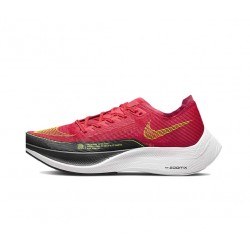 Women/Men Nike ZoomX VaporFly NEXT% Red Black Shoes 