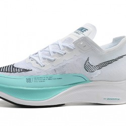 Women/Men Nike ZoomX VaporFly NEXT% White Blue Shoes 