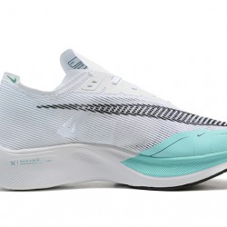 Women/Men Nike ZoomX VaporFly NEXT% White Blue Shoes 